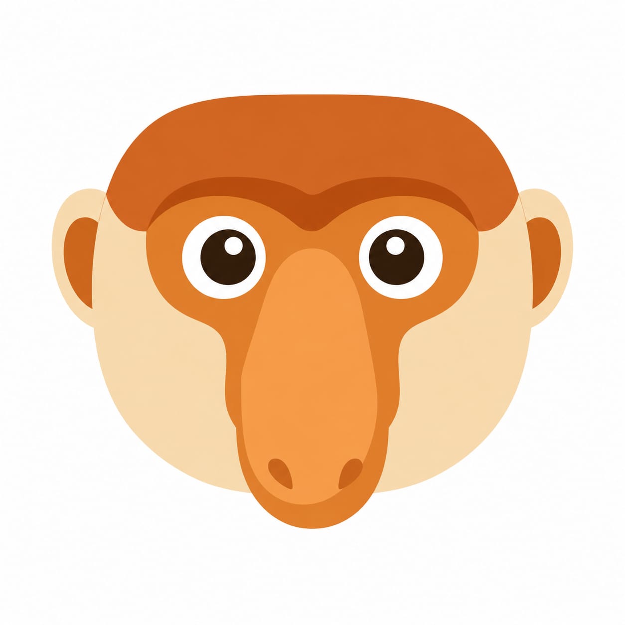 Proboscis monkey logo